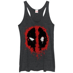 Women’s Marvel Deadpool Splatter Icon Racerback Tank Top