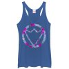 Women’s Marvel Falcon Floral Print Racerback Tank Top