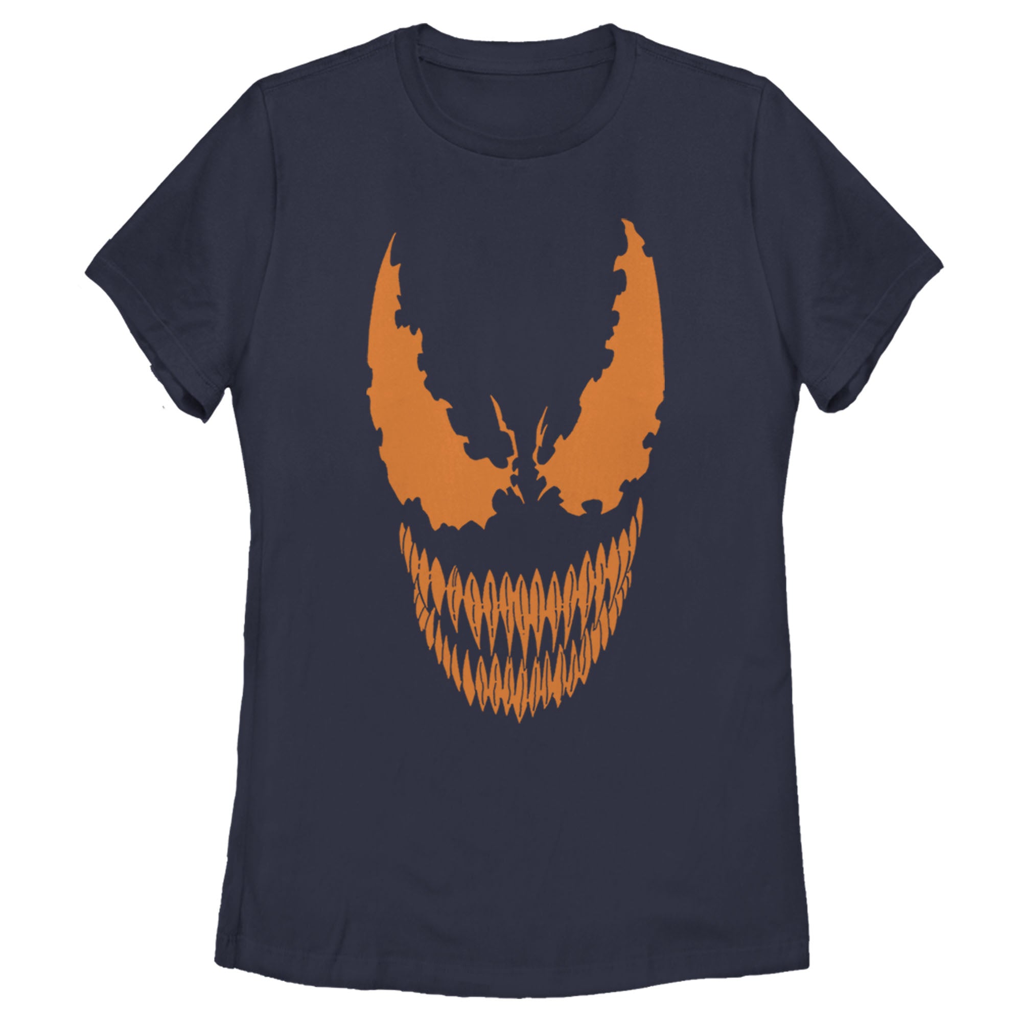 Women's Marvel Halloween Venom Scary Face Costume T-Shirt Women's Marvel Halloween Venom Scary Face Costume T-Shirt