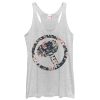 Women’s Marvel Hammer Thor Floral Print Racerback Tank Top