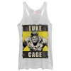 Women’s Marvel Heroes for Hire Luke Cage Racerback Tank Top