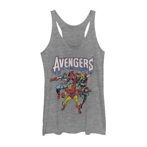 Women’s Marvel Mightiest Heroes Avengers Racerback Tank Top