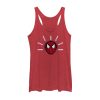 Women’s Marvel Pixelated Spider-Man Mask Racerback Tank Top