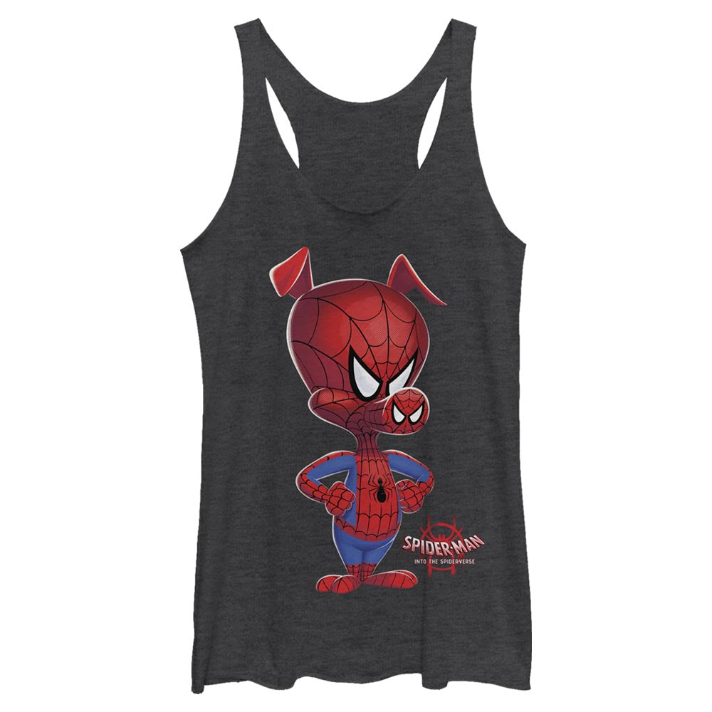 Women's Marvel Spider-Man Into the Spider-Verse Spider-Ham Portrait Racerback Tank Top Women's Marvel Spider-Man Into the Spider-Verse Spider-Ham Portrait Racerback Tank Top
