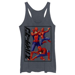 Women’s Marvel Spider-Man Kanji Hero Racerback Tank Top