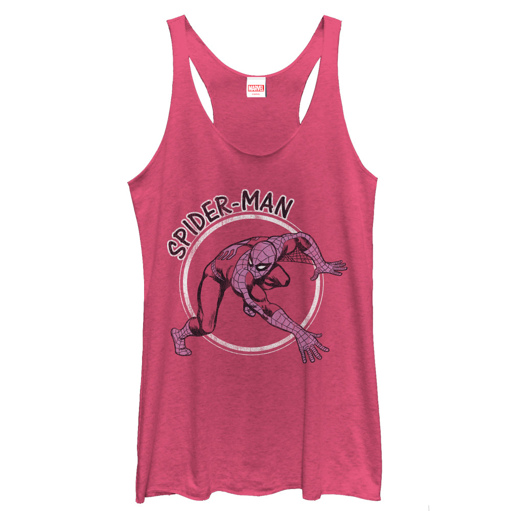 Women's Marvel Spider-Man Love Racerback Tank Top Women's Marvel Spider-Man Love Racerback Tank Top