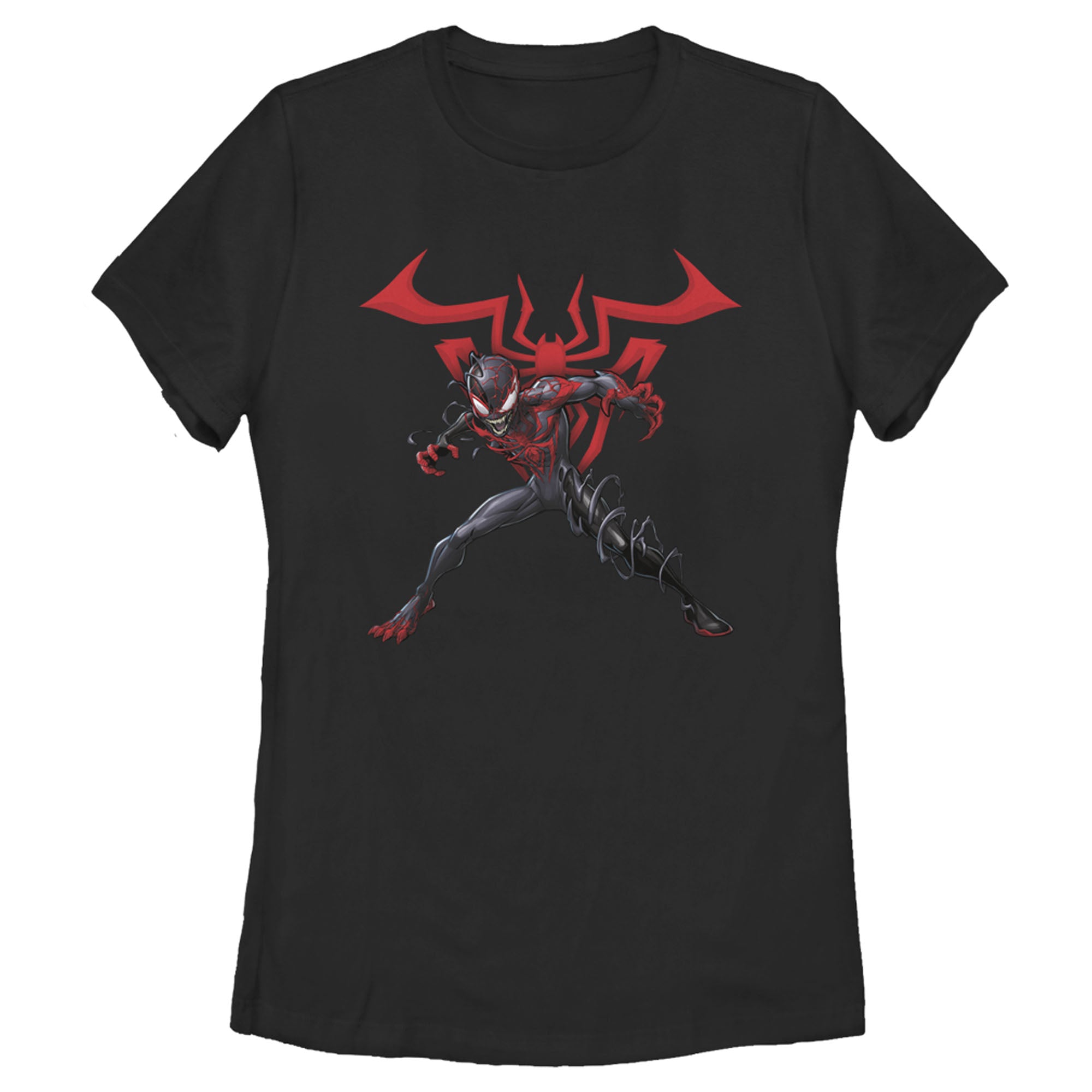 Women's Marvel Spider-Man Miles Morales Symbol T-Shirt Women's Marvel Spider-Man Miles Morales Symbol T-Shirt