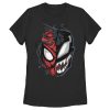 Women’s Marvel Spider-Man Venom Mask Split T-Shirt