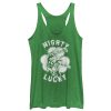 Women’s Marvel St. Patrick’s Day Thor Mighty Lucky Clover Racerback Tank Top