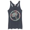 Women’s Marvel Thor Hammer Floral Print Racerback Tank Top