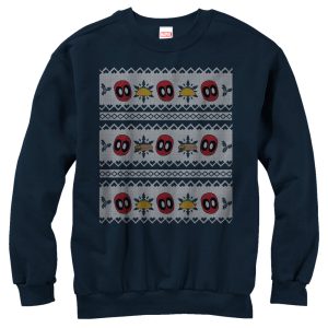 Women’s Marvel Ugly Christmas Deadpool Taco Sweatshirt