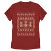Women’s Marvel Ugly Christmas Iron Man T-Shirt