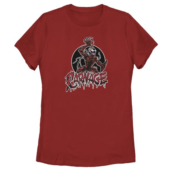 Women’s Marvel Venom Carnage Circle T-Shirt