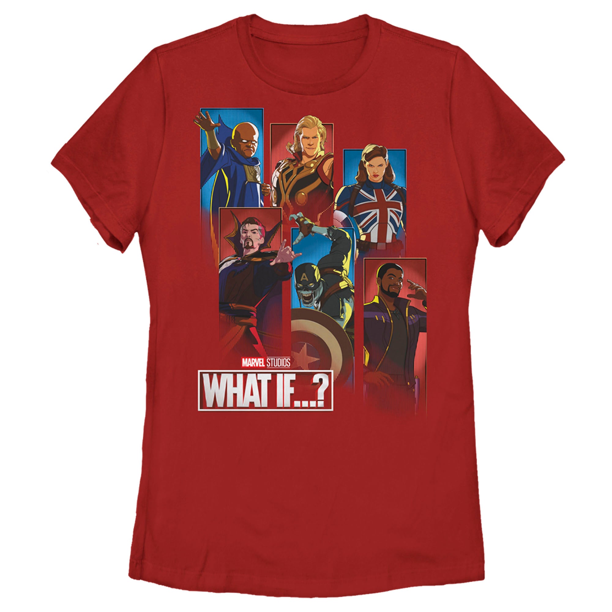 Women's Marvel What if… Guardians Panels T-Shirt Women's Marvel What if… Guardians Panels T-Shirt