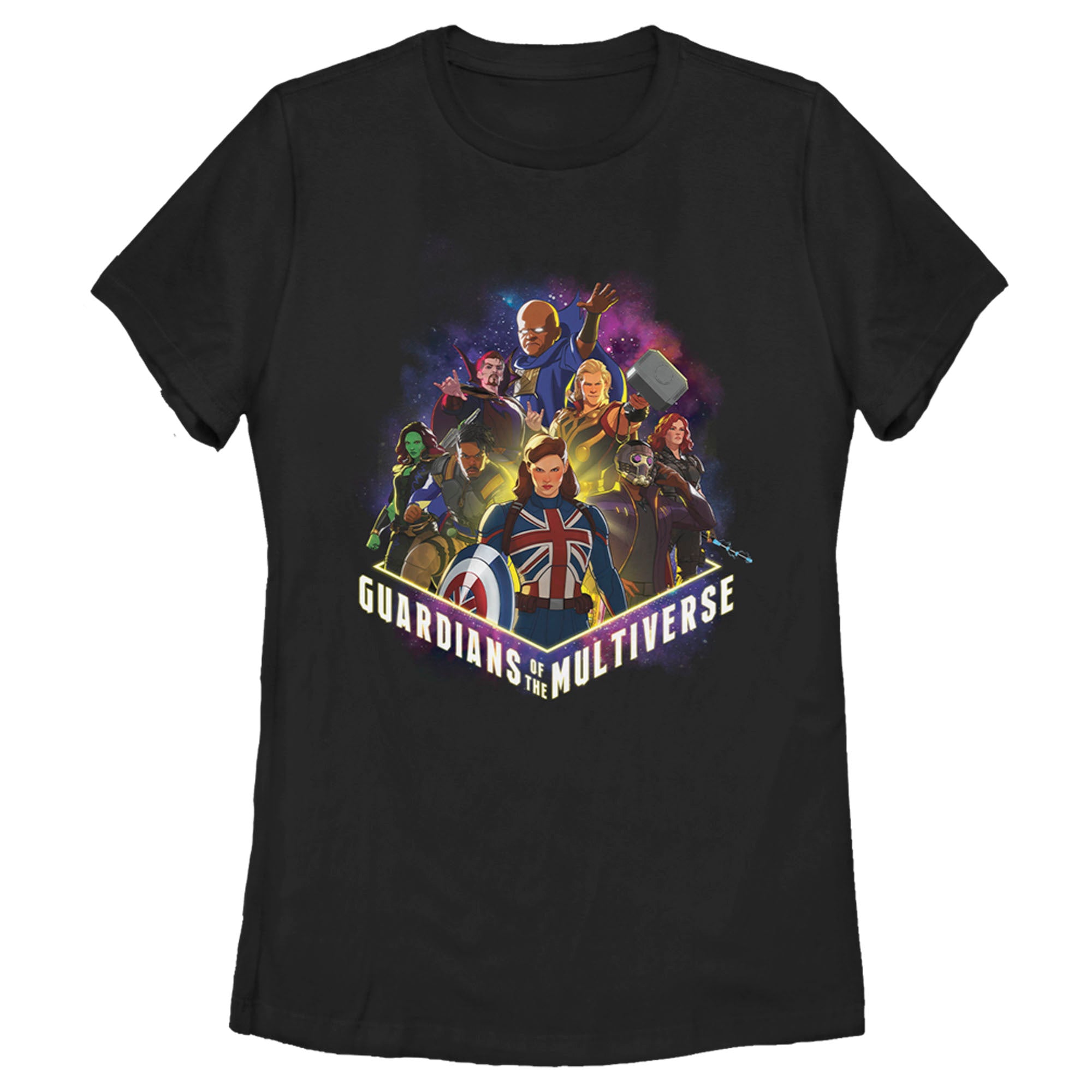 Women's Marvel What if… Guardians of the Multiverse T-Shirt Women's Marvel What if… Guardians of the Multiverse T-Shirt