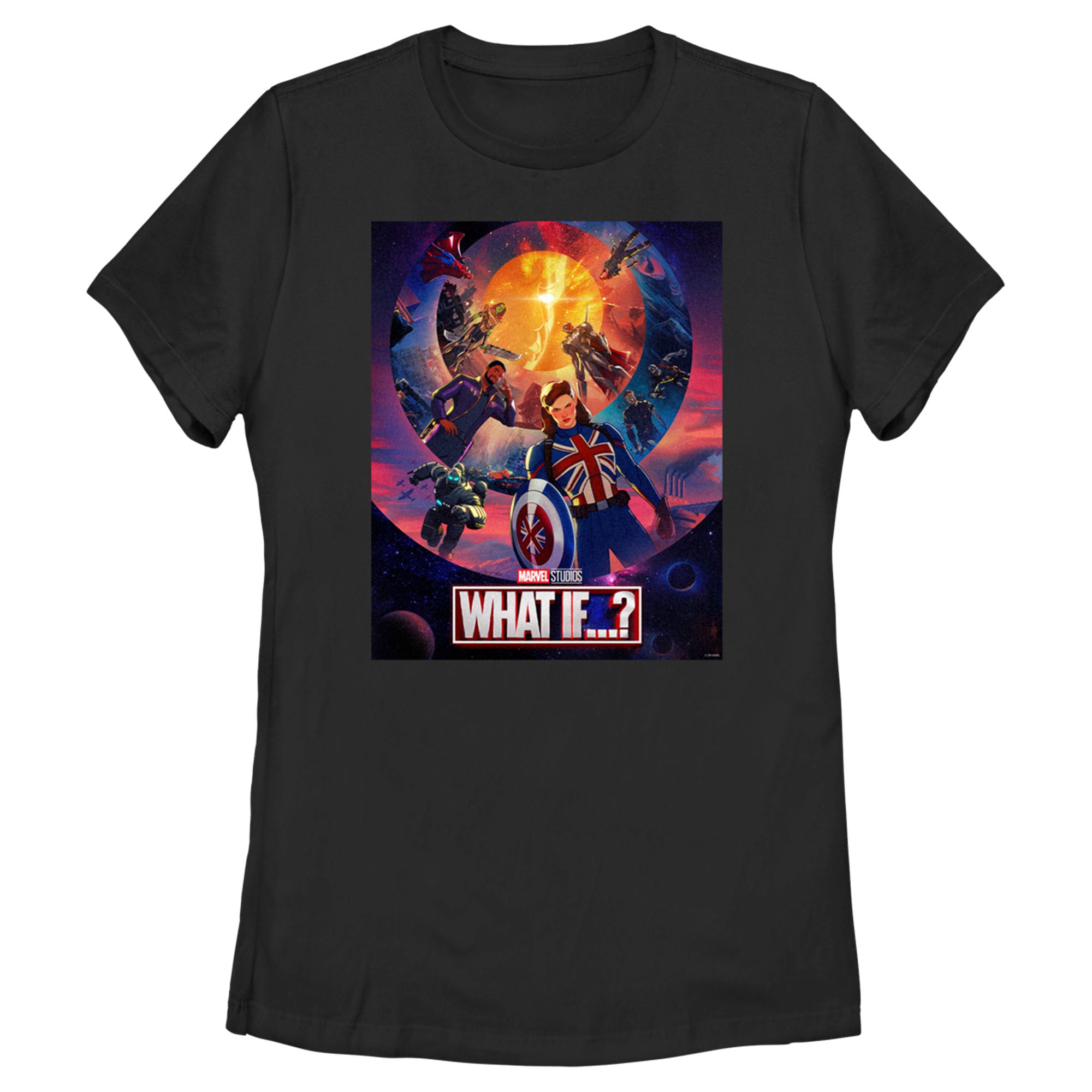 Women's Marvel What if… Universe Poster T-Shirt Women's Marvel What if… Universe Poster T-Shirt