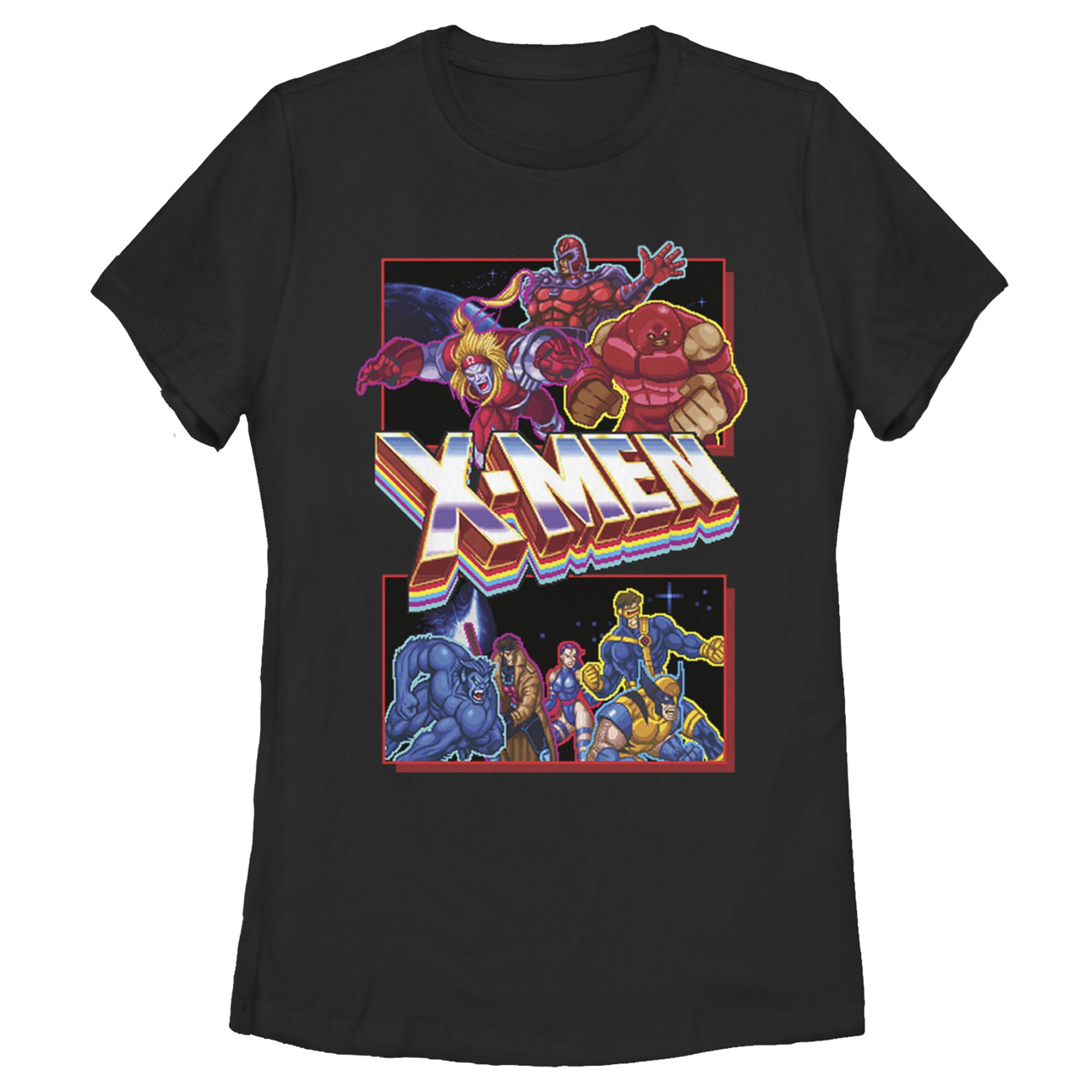 Women's Marvel X-Men Arcade Crew T-Shirt Women's Marvel X-Men Arcade Crew T-Shirt