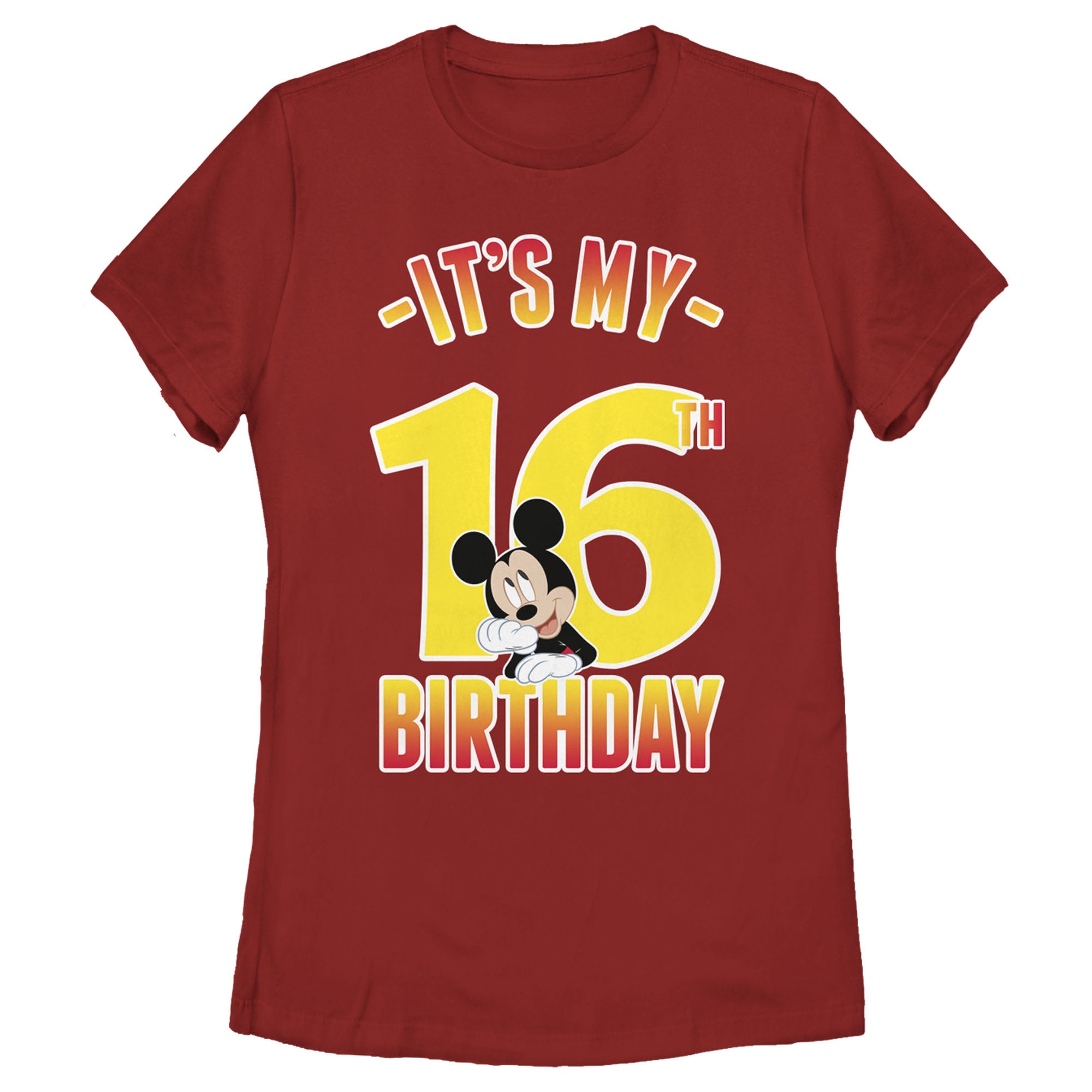 Women's Mickey & Friends It's My 16th Birthday T-Shirt Women's Mickey & Friends It's My 16th Birthday T-Shirt