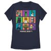Women’s Minecraft Character Boxes T-Shirt