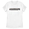 Women’s Minecraft Classic Logo White T-Shirt