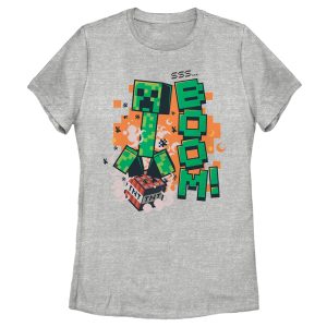 Women’s Minecraft Creeper Boom T-Shirt