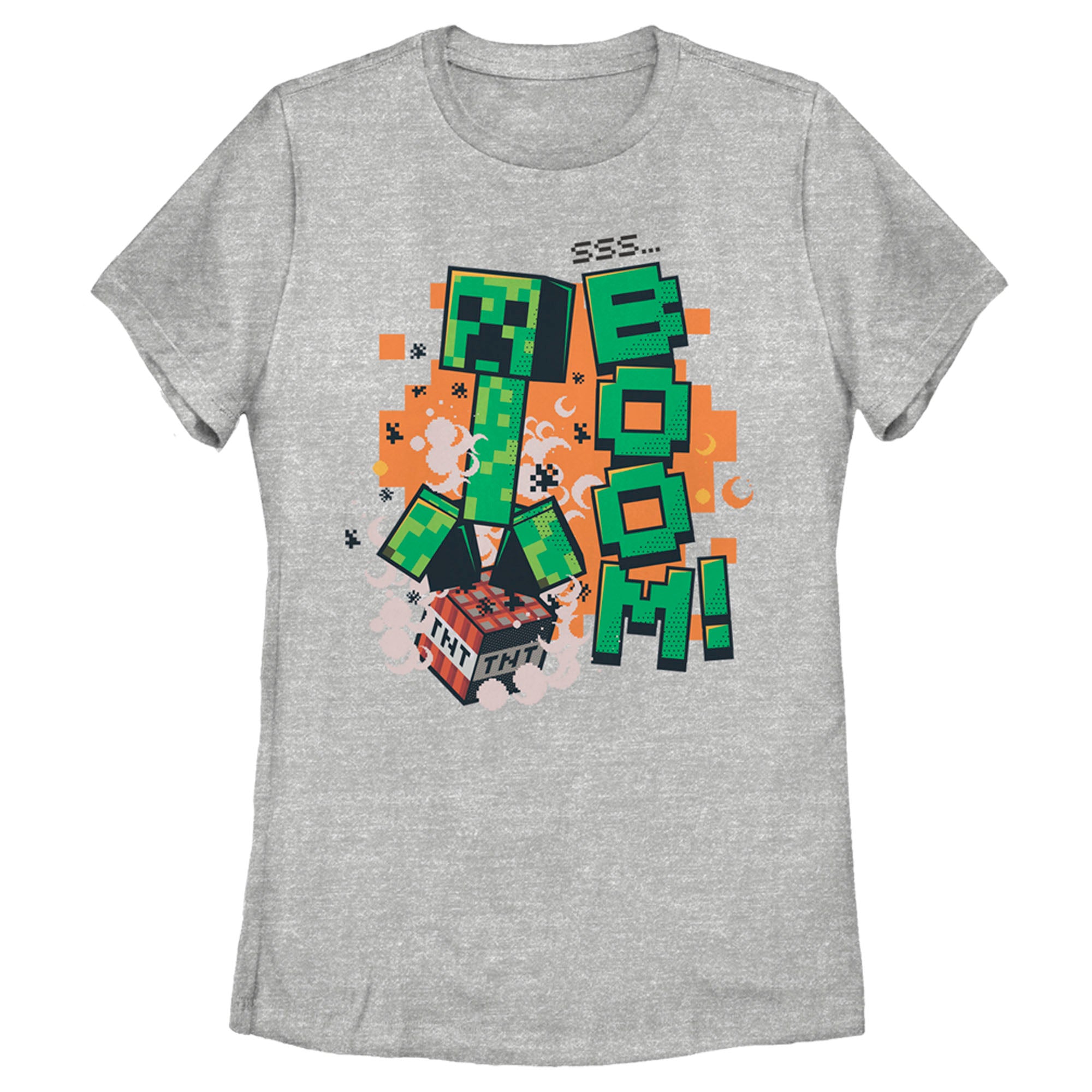 Women's Minecraft Creeper Boom T-Shirt Women's Minecraft Creeper Boom T-Shirt
