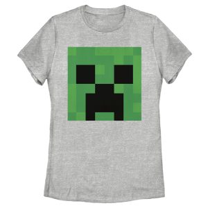 Women’s Minecraft Creeper Face T-Shirt