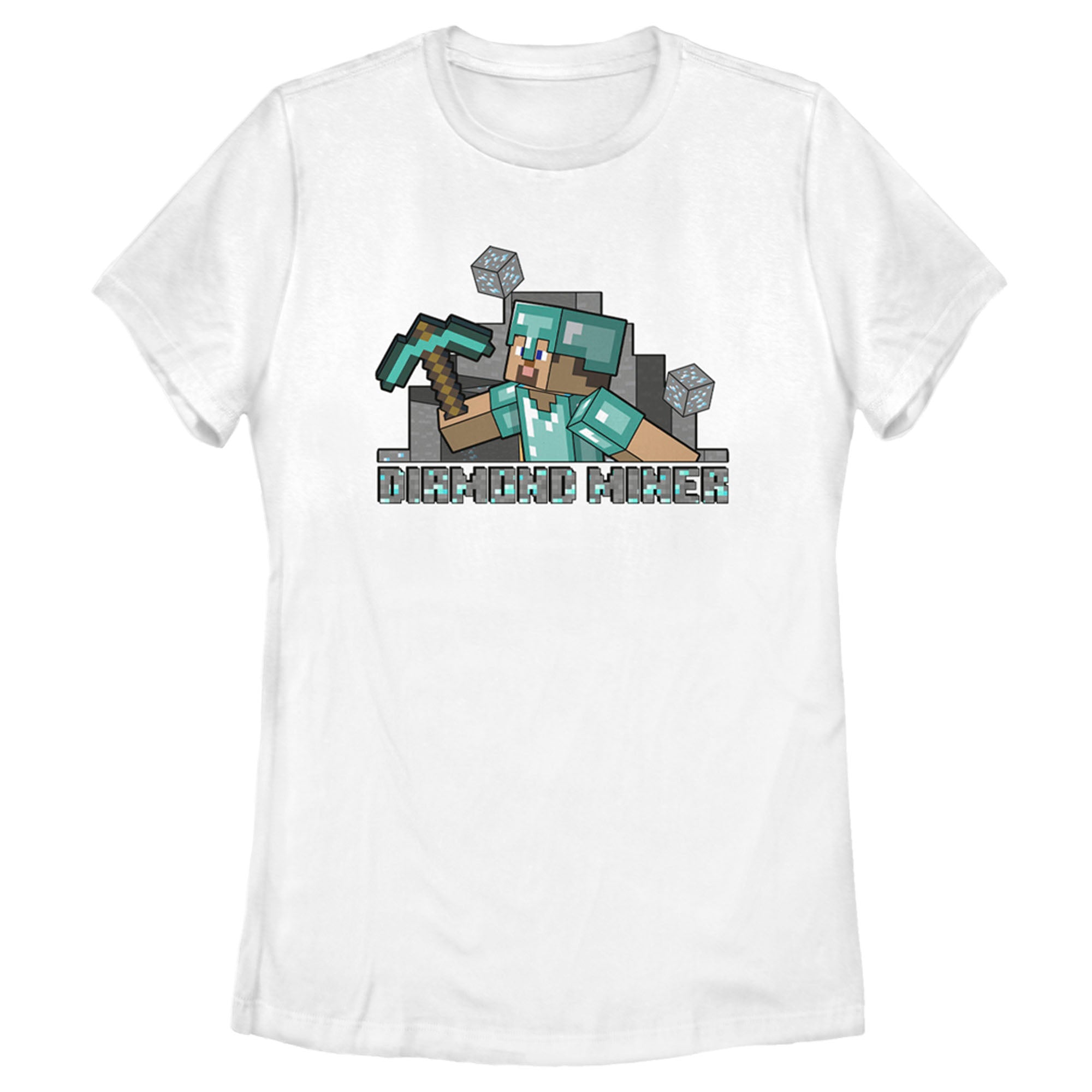 Women's Minecraft Diamond Miner T-Shirt Women's Minecraft Diamond Miner T-Shirt