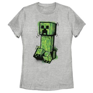 Women’s Minecraft Graffiti Creeper T-Shirt