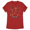 Women’s Minecraft Item Collection T-Shirt