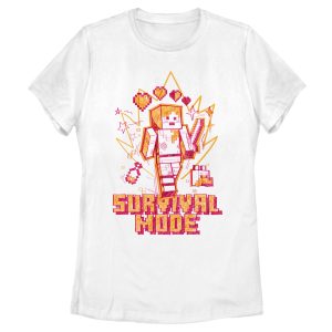 Women’s Minecraft Survival Mode Sketch T-Shirt