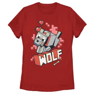 Women’s Minecraft Wolf T-Shirt