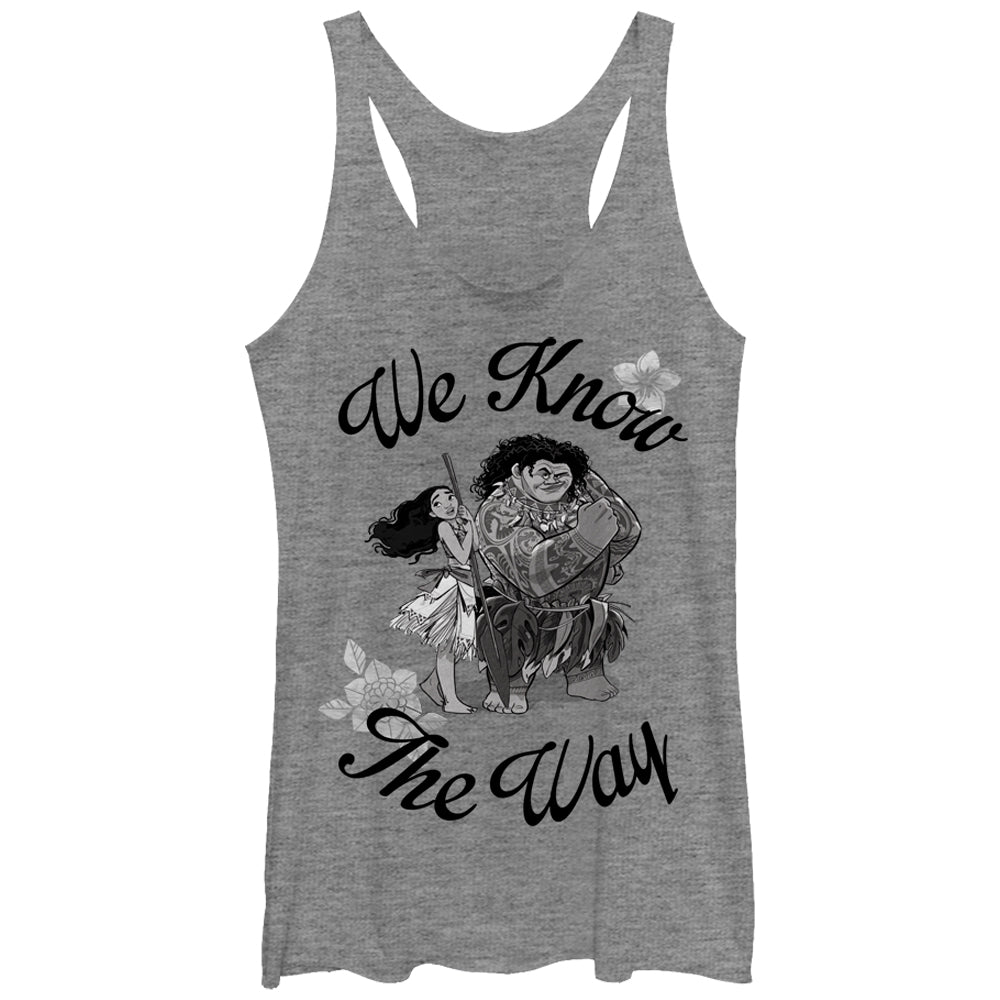 Women's Moana Know the Way Racerback Tank Top Women's Moana Know the Way Racerback Tank Top