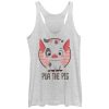 Women’s Moana Pua the Pig Racerback Tank Top