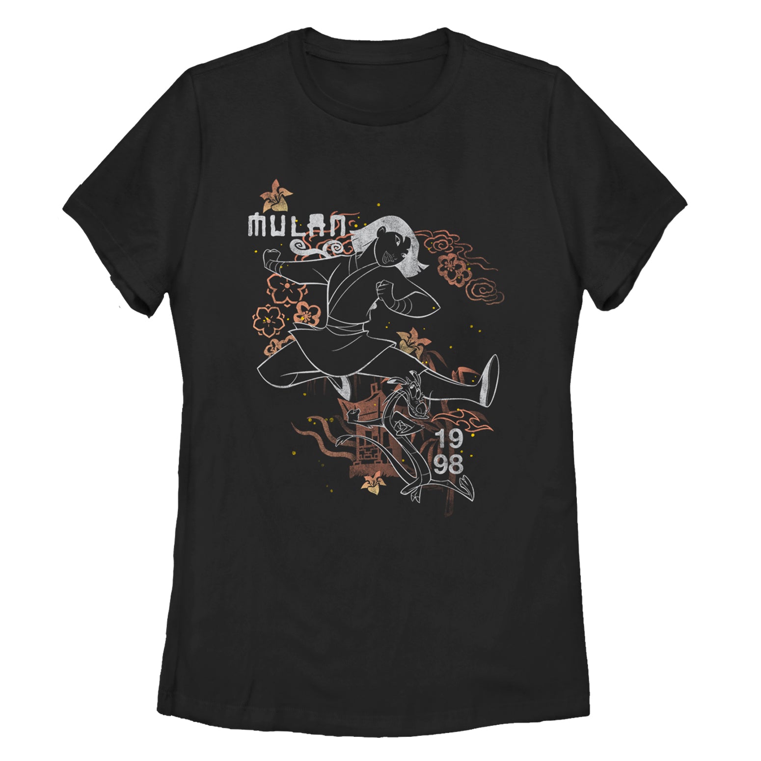 Women's Mulan Warrior Leap T-Shirt Women's Mulan Warrior Leap T-Shirt