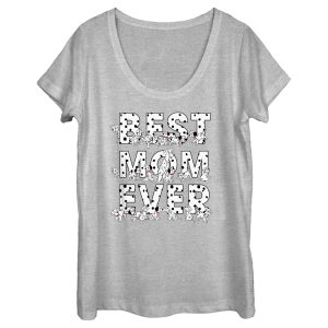 Women’s One Hundred and One Dalmatians Best Mom Ever Perdita T-Shirt
