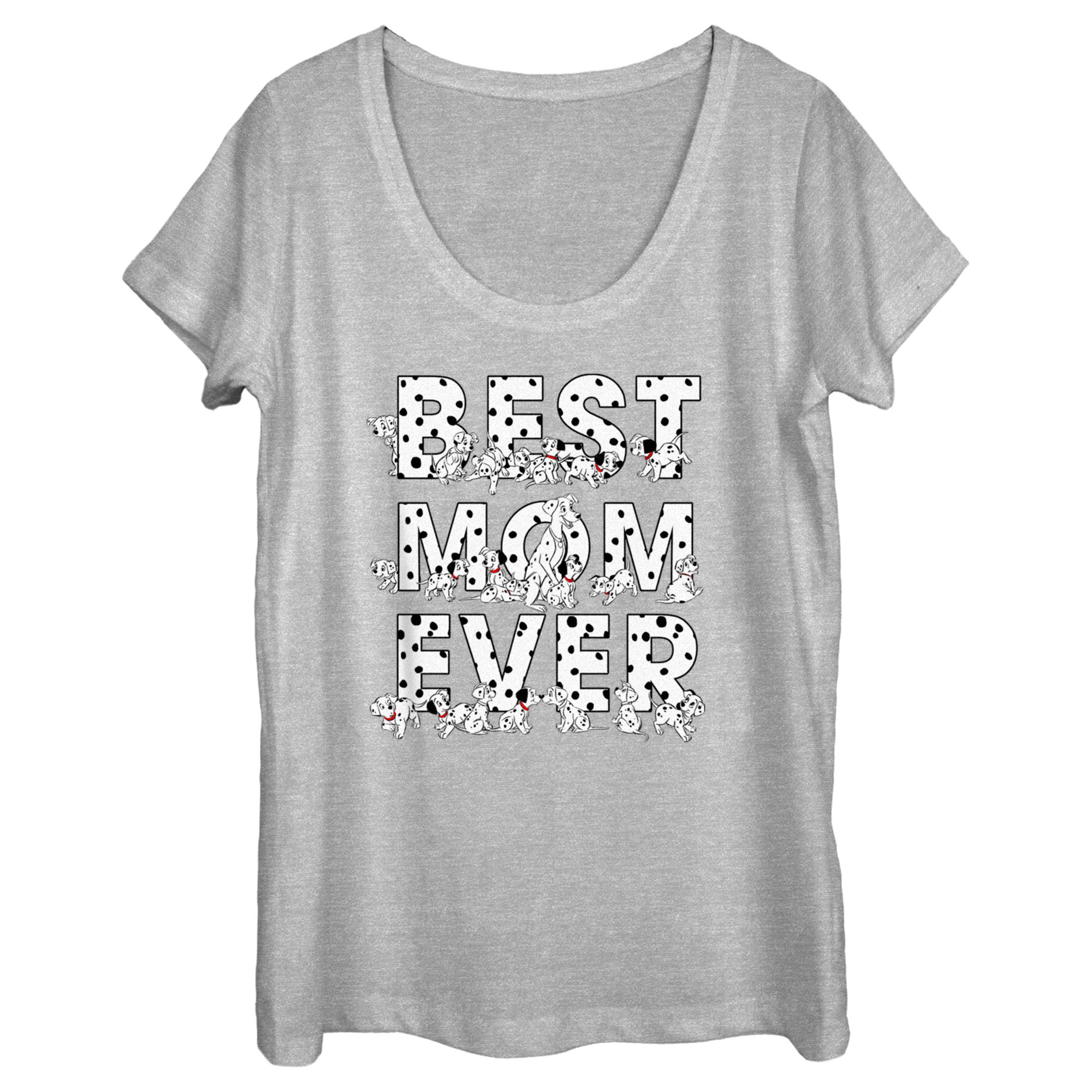 Women's One Hundred and One Dalmatians Best Mom Ever Perdita T-Shirt Women's One Hundred and One Dalmatians Best Mom Ever Perdita T-Shirt