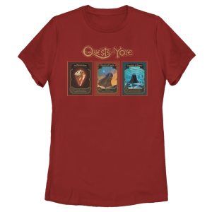 Women’s Onward Quests of Yore Playing Cards T-Shirt
