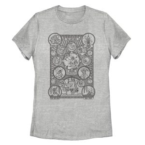 Women’s Peter Pan Character Map T-Shirt