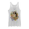 Women’s Pocahontas Sunflower Frame Racerback Tank Top