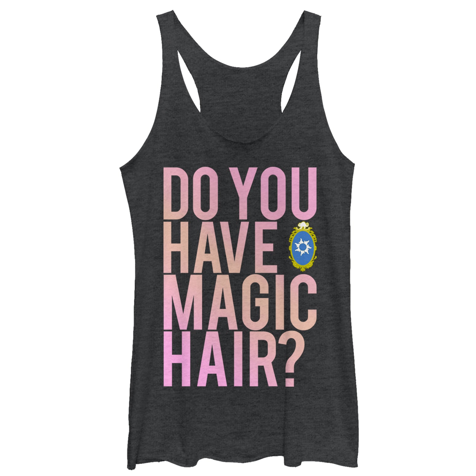 Women's Ralph Breaks the Internet Magic Hair Racerback Tank Top Women's Ralph Breaks the Internet Magic Hair Racerback Tank Top