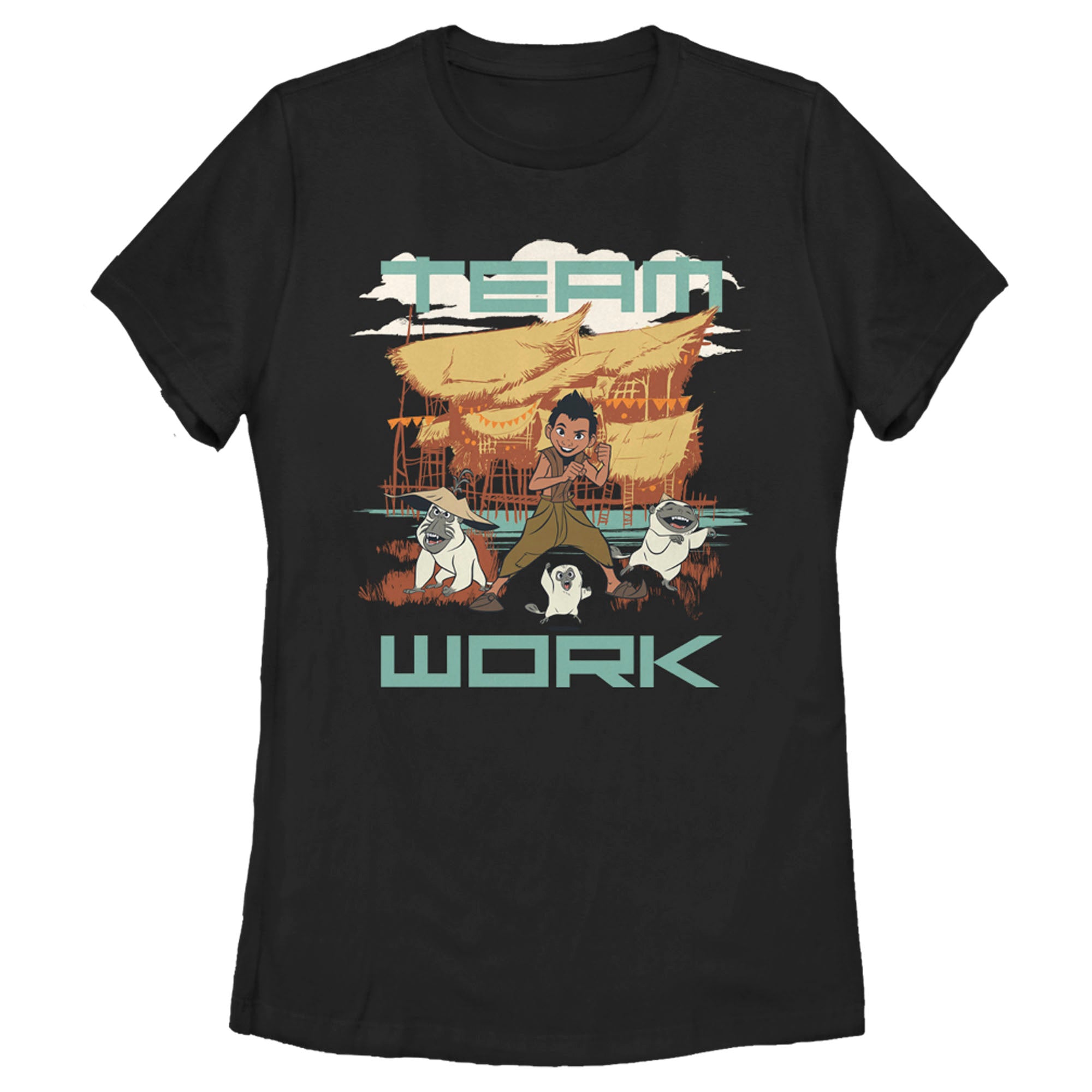 Women's Raya and the Last Dragon Boun Team Work T-Shirt Women's Raya and the Last Dragon Boun Team Work T-Shirt