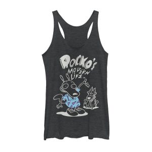 Women’s Rocko’s Modern Life Snazzy Shirt Racerback Tank Top