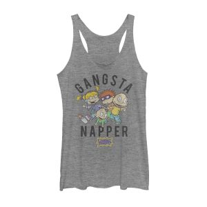Women’s Rugrats Gangsta Napper Racerback Tank Top