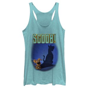 Women’s Scooby Doo Dog Shadow Racerback Tank Top