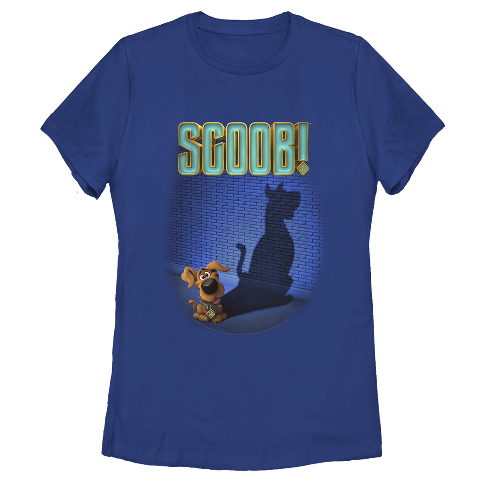 Women's Scooby Doo Dog Shadow T-Shirt Women's Scooby Doo Dog Shadow T-Shirt
