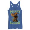 Women’s Scooby Doo Puppy Circle Racerback Tank Top