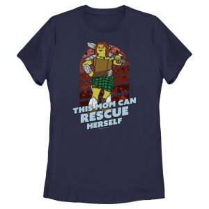Women’s Shrek This Mom Can Rescue Herself T-Shirt