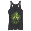 Women’s Sleeping Beauty Dark Detailed Maleficent Racerback Tank Top