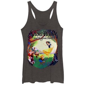 Women’s Snow White and the Seven Dwarfs Dance Scene Racerback Tank Top